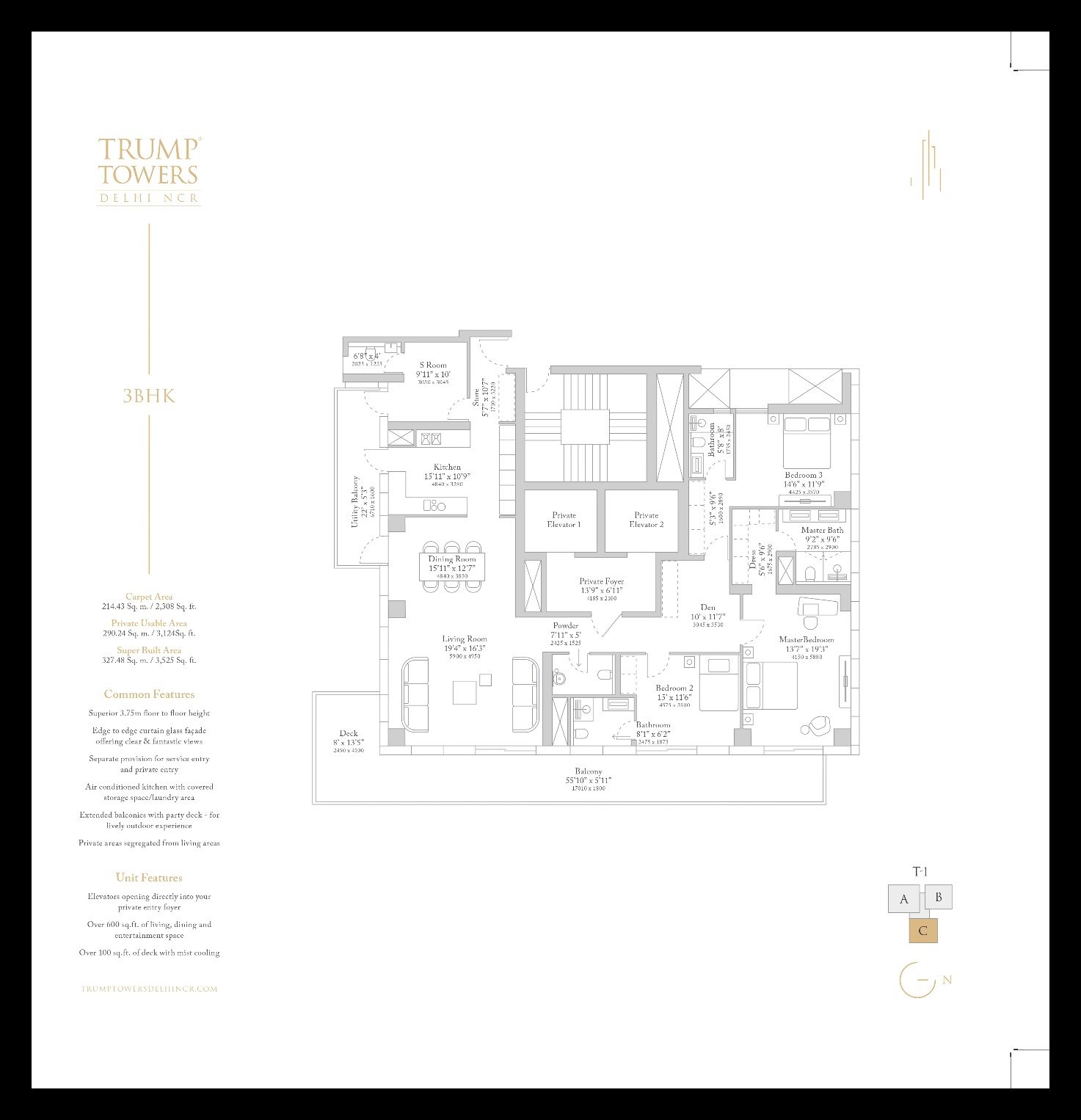 3BHK